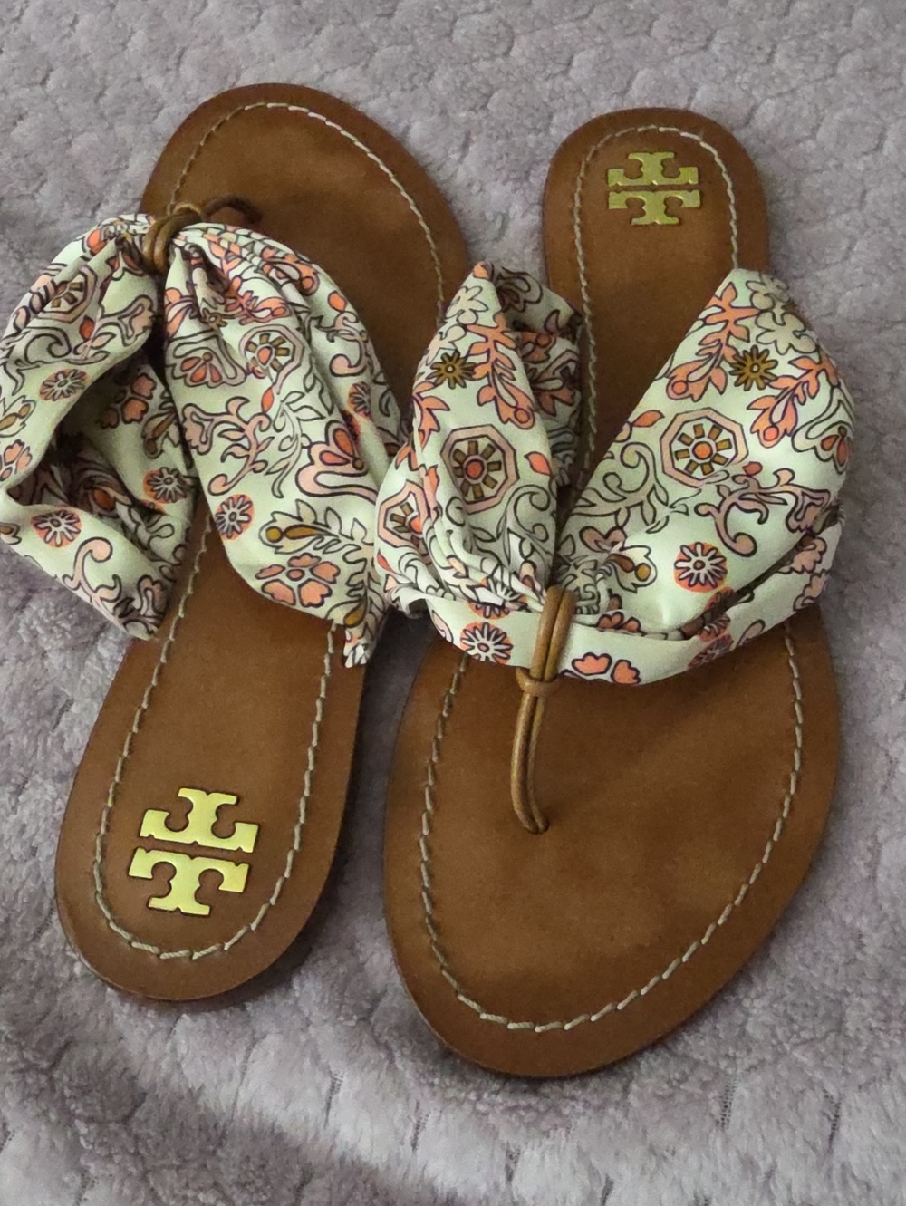 Women's Floral Fabric Sandals